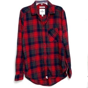 American Eagle Boyfriend Flannel Shirt *READ